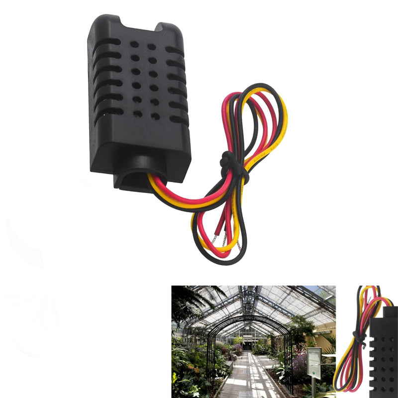 [Australia - AusPower] - 1 x DHT21/AM2301 AM2301A capacitive digital temperature and humidity sensor, DHT21 temperature humidity sensor module, black, for humidity controller, test equipment 