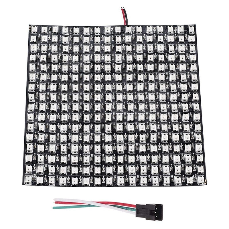 Gerui WS2812 RGB LED Panel 16 x 16 ECO 256 Pixels LEDMatrix Flexible Module | 5050SMD IC controls image video text display single addressable full colour functions with DC5V compatible with Raspberry Pi