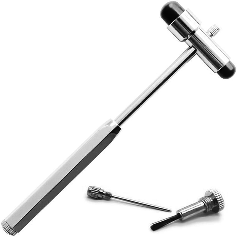 Trömner Reflex Hammer, Percussion Reflex Hammer, Neuro Reflex Hammer with Brush and Needle for Skin Reflections and Surface Reactions