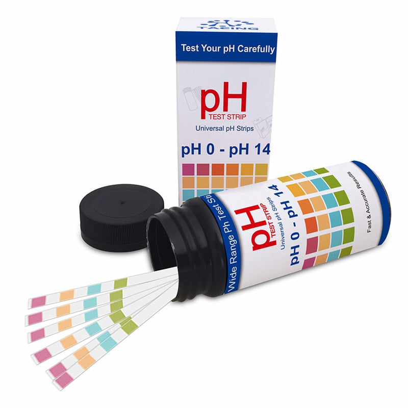 [Australia - AusPower] - 200 x pH Test Strips, pH Value 0-14, Quick pH Tests for Urine, Saliva, Drinking Water, Laboratories, Aquariums, Gyms, Pools (Universal) 200 