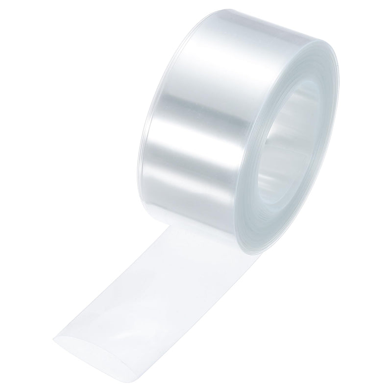QUARKZMAN 8 m Length PVC Heat Shrink Tubing 20 mm ID, 32 mm Flat Width Insulation Hose Waterproof Protective Tube Ratio 2:1 Heat Shrink Tubing for 18650 21700 AA AAA Batteries, Clear 20mm Dia x 32mm W x 8m L 1