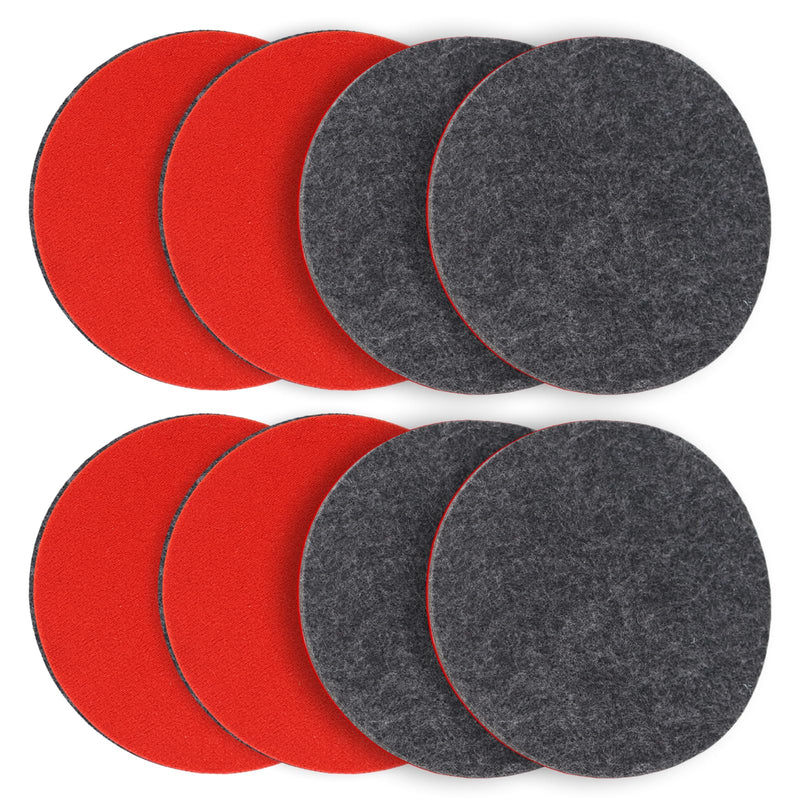 [Australia - AusPower] - FAELNK Pack of 8 Polishing Attachments, Angle Grinder, Polishing Disc, 125 mm, Buffing Disc, Angle Grinder, Round Flex Polishing Discs (B) B 