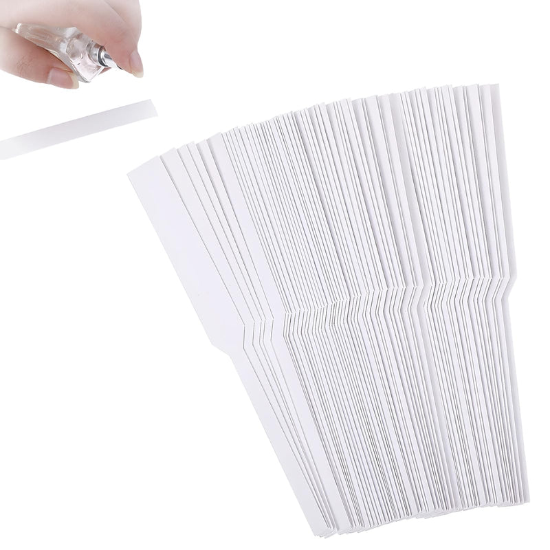 [Australia - AusPower] - Pack of 400 Perfume Test Strips, Disposable Perfume Test Strips, Fragrance Strips, Perfume Test Strips, Perfume for Testing Essential Oils, Perfumes, Aromatherapy (White, 13 cm) 