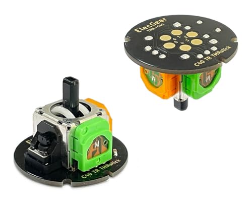 ElecGear 2x TMR Joystick Replacement for ASTRO C40 TR Controller, PCB Assembly Soldered Module with TMR Electromagnetic Control Stick Replacement for Analog Stick