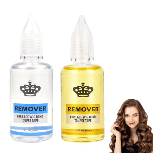 Roinaid Pack of 2 Tape Remover for Extensions Removal Bonding Removal of Adhesive Residue Cosmetic Hair Systems