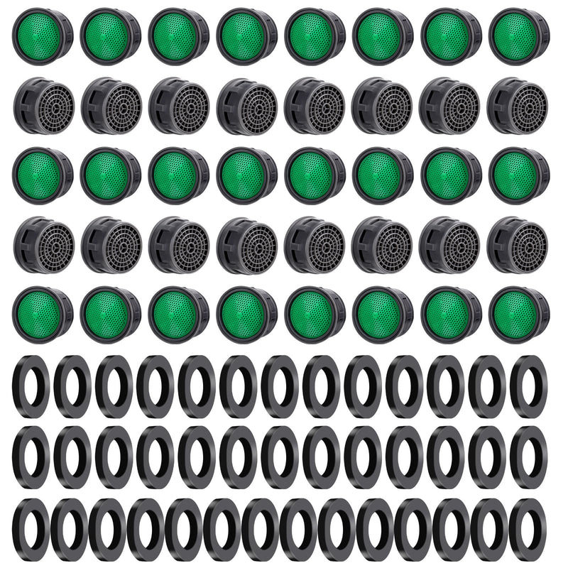 [Australia - AusPower] - AOZUO Pack of 40 Aerators for Taps, Aerator Tap Strainer Insert, Tap Strainer Water-Saving Insert Tap Aerator Water Saver for Tap Strainer Insert Cache Aerator Water-Saving 20 EU 