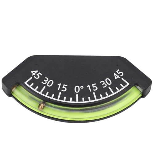 45 Degree Inclinometer, -45° - 0-45° Level Meter Easy to Install Inclinometer Accurate Measurement RV Levels, Protractor for Truck RV
