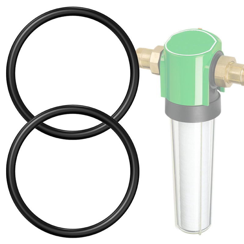 [Australia - AusPower] - Ancable Pack of 2 Replacement Gasket Set for Grünbeck Fine Filter Boxer/FS-B 1 Inch & 1 1/4 Inch, Compatible with 101641E O-Ring Bell Seal 