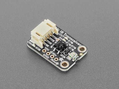 Adafruit Infrared Remote Control Transceiver, IR, STEMMA JST PH 2 mm, 940 nm Transmitter + 38 kHz Receiver, 5990