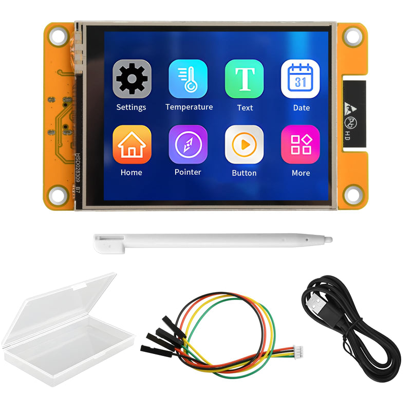 diymore For ESP32 Display, for ESP32 Development Board with WiFi Bluetooth, 2.8 Inch 240 x 320 LCD Display, Intelligent TFT Module Touchscreen High Speed IoT Connectivity Compatible with LVGL/GUI