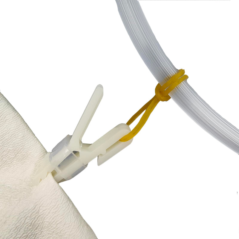 Catheter Stabilising Device Cloth Pegs Clamp Catheter Fixing Holder Clamps Tube Mounting Clips Laundry Pen Hose Attachment Accessories Accessories 5 Pieces