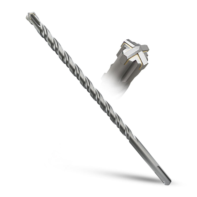 [Australia - AusPower] - METOTY SDS Plus Drill Bit 12 mm x 260 mm, Masonry Drill, Hammer Drill, Concrete Drill, for Stone, Concrete, Natural Stone, Brick Wall 12mm×260mm 