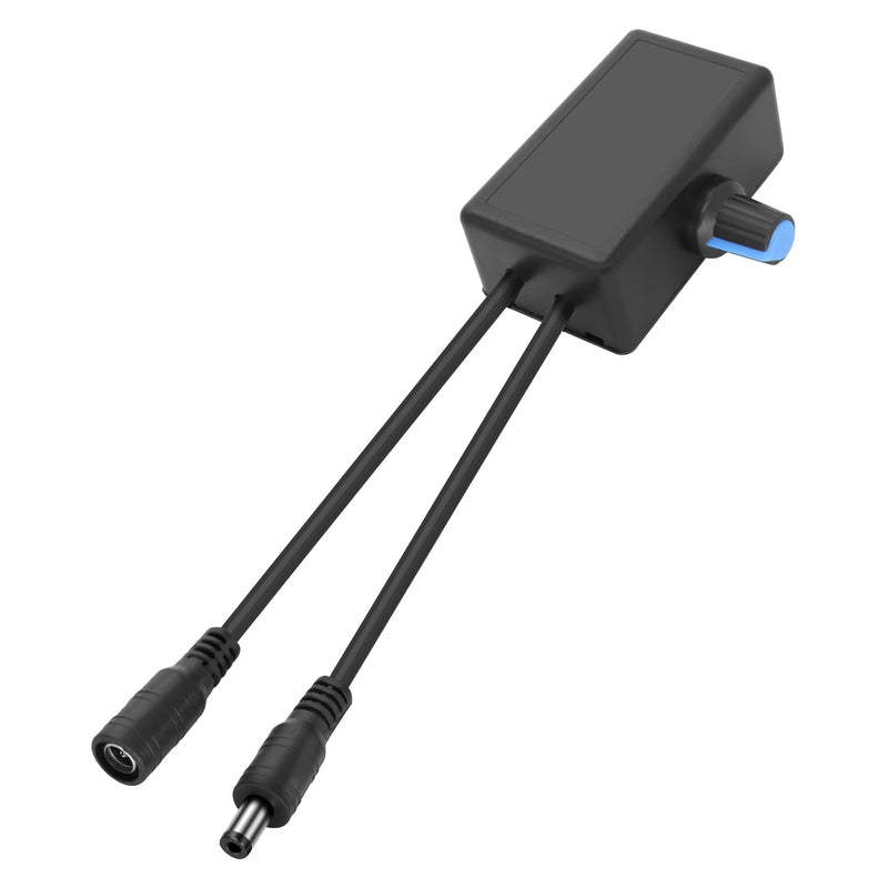 [Australia - AusPower] - MEIRIYFA Fan Speed Controller with 5.5 x 2.1 mm Plug, DC 5.5 mm x 2.1 mm Fan Speed Knob Controller Fan Speed Controller for 5-24 V Fans, Motors, Water Pumps 