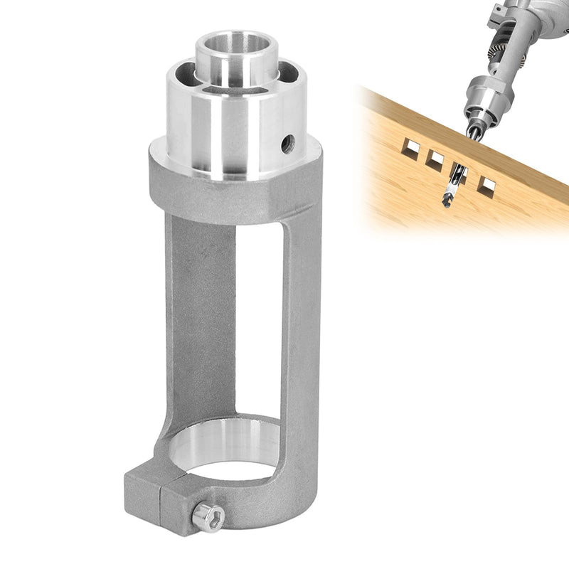 [Australia - AusPower] - Square Hole Drill Adapter, Easy Installation and Disassembly, Hatchet Attachment for Drill Press, Single Corner Machine, Electric Tool Accessories for Drills 