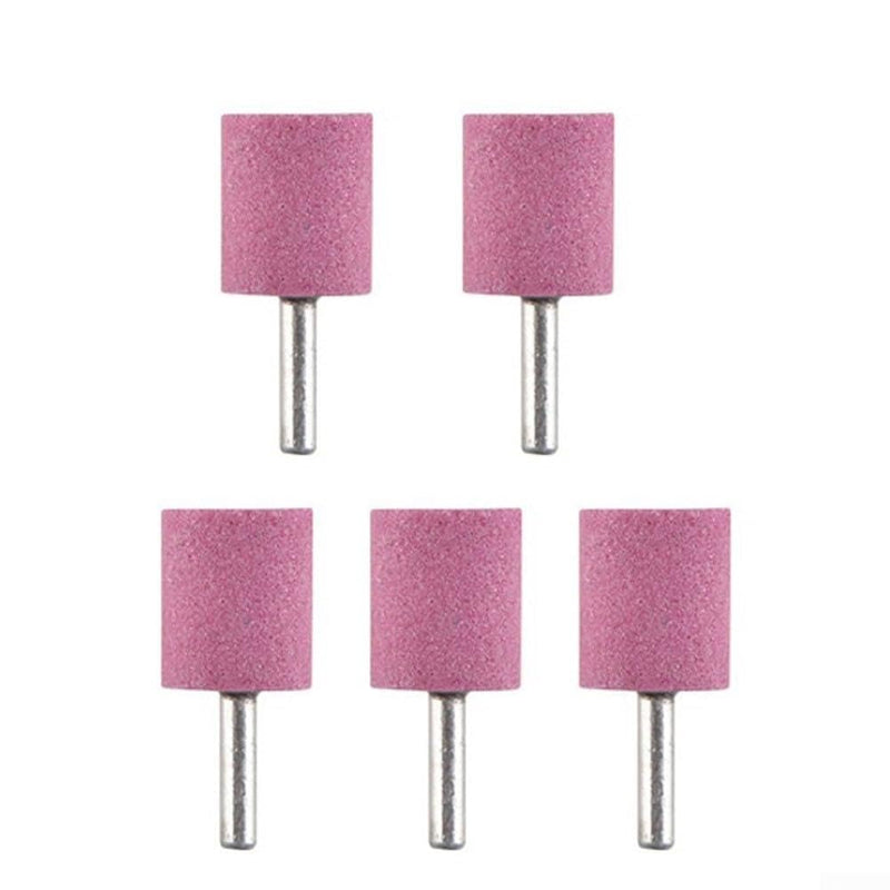 [Australia - AusPower] - Efficient and Durable 6mm Shank Sharpening Stone Cylinder for Rotary Tool 5 Pack (6x20) 6x20 