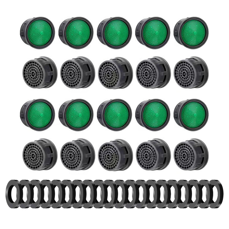 [Australia - AusPower] - 20 Piece Aerator for Taps, Aerator Tap Strainer Set, Aerators Water-Saving, Sieve for Tap Strainer Insert Water Saver, Tap Strainer Taps, Mixing Nozzle Tap Insert 