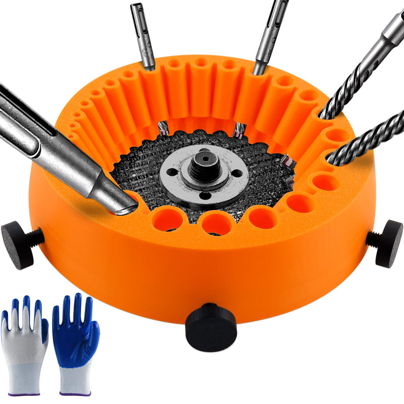 [Australia - AusPower] - Universal Drill Grinder Set with Gloves Drill Sharpener Drill Grinding Device 2 to 13 mm Drill Bit for Grinding 125 mm for DIY & Professionals 