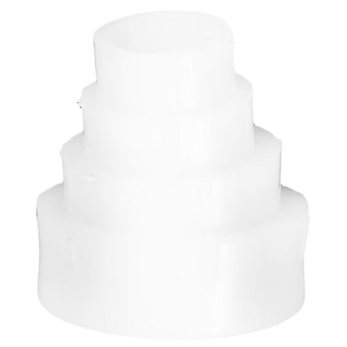 PRETYZOOM Reducing Sleeve for Sanding Discs for Bench Sander Bus Adapter Made of Plastic Stable Fixation for Safe Change of Sanding Disc Sizes 1.26 x 1.26 x 0.51 inches
