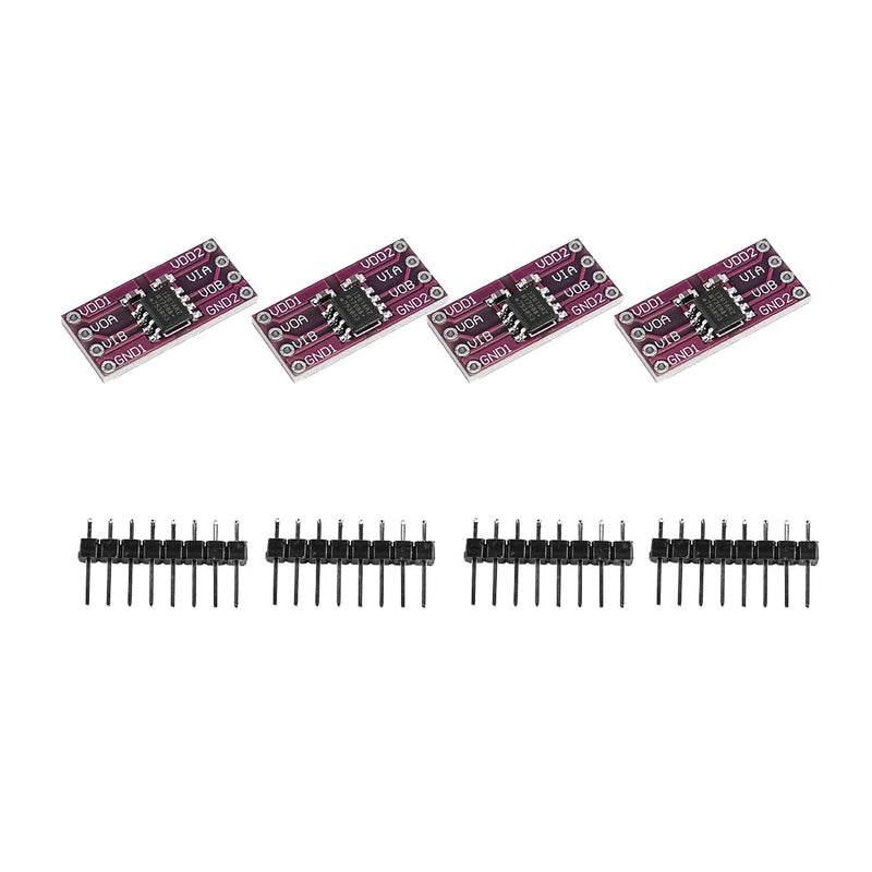 4pcs ADUM1201 Dual Channel Digital Magnetic Isolator Serial Digital Isolator Module Magnetic Isolation SPI CAN Bus Transceiver Signal Isolation (Long)