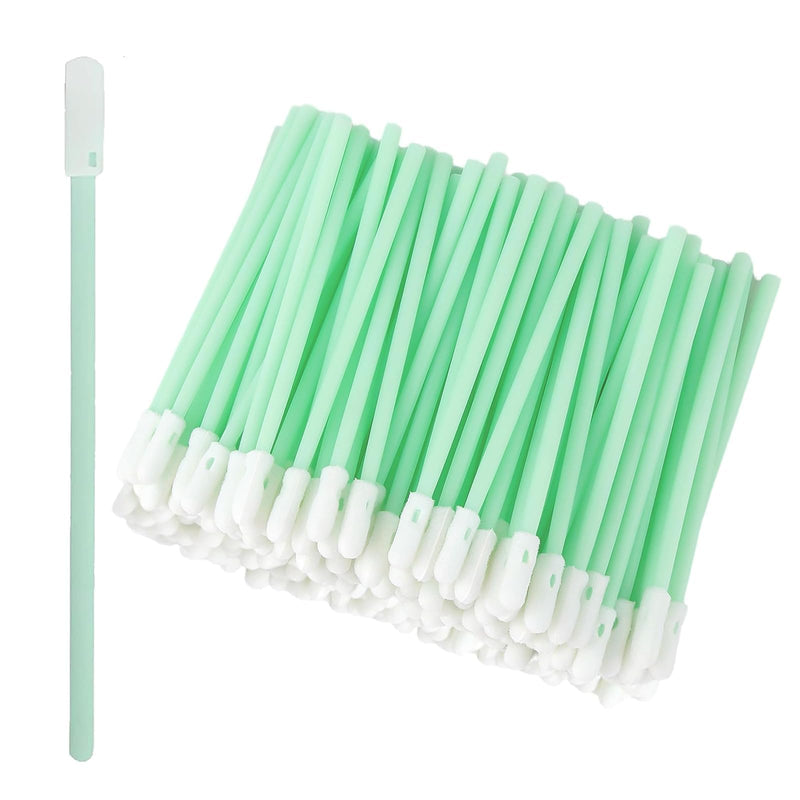 [Australia - AusPower] - Yuiturt Pack of 100 Foam Cleaning Swabs (70 mm) Extra Soft Foam Swabs for Keyboards, Cameras & Printers Sterile Sponge Tips for Lenses & Optical Devices 