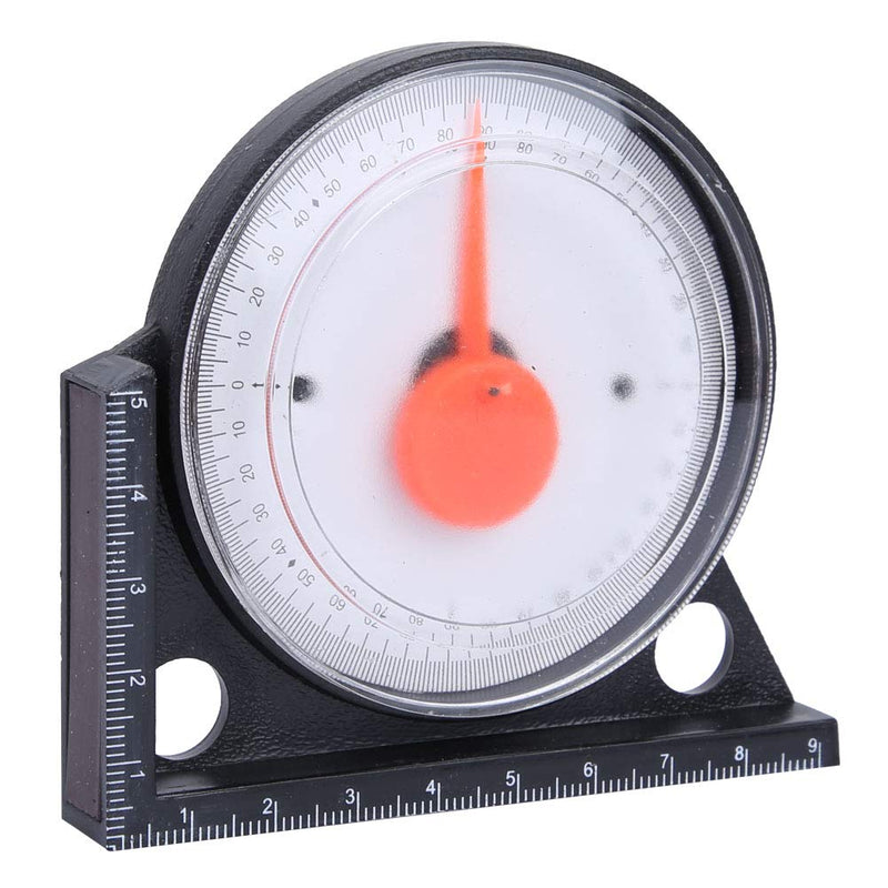 [Australia - AusPower] - Inclinometer, Mini Inclinometer Gauge, Multifunctional Plastic Inclinometer Angle Finder Level Meter for Construction Pipe Stairs Measurement 