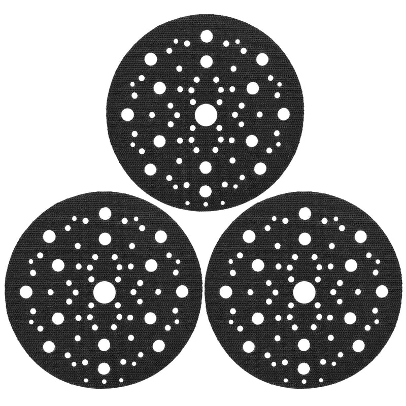 [Australia - AusPower] - Protective Pad Diameter 150 mm 70-Hole, Pack of 3 Sanding Disc Protectors with Velcro Fastening, Compatible with Mirka 8295612111, Protective Pad for Random Orbital Sanders, Polishing Disc, Protective 