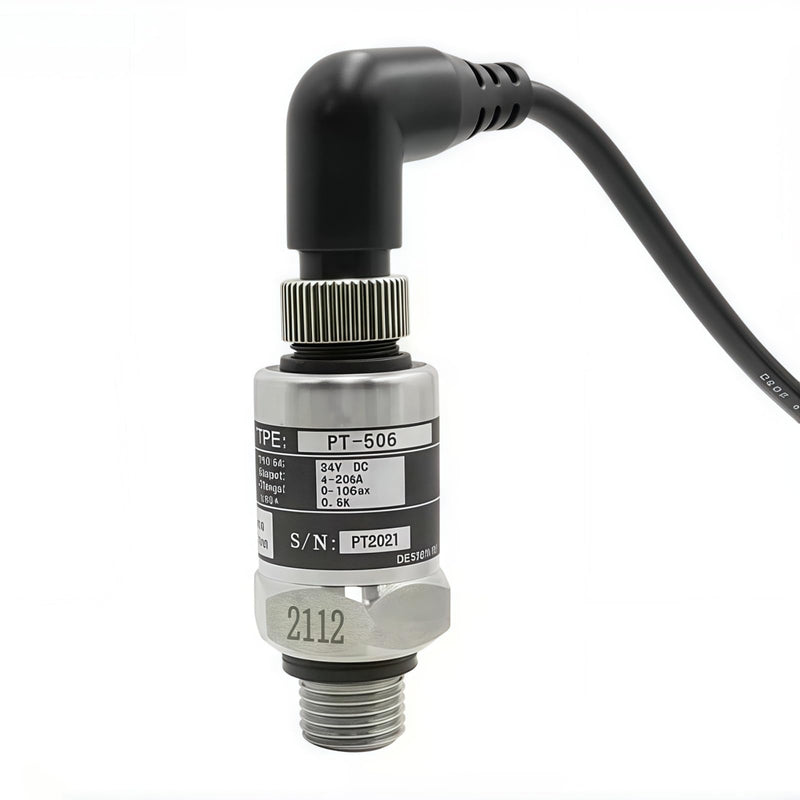 [Australia - AusPower] - Stainless Steel Pressure Transducer 0-10 Bar Pressure Sensor 1 Mpa Pressure Transmitter Highly Accurate Water Pressure Sensor Bends 24 V DC 4-20 mA Output G1/4 Inch for Water Gas, Protection Class 