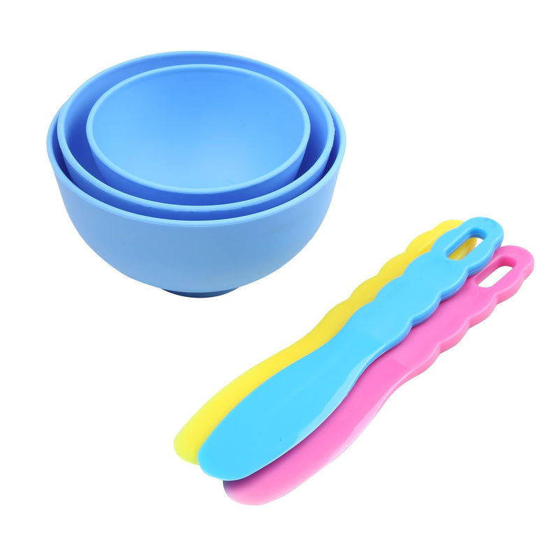 Dental Optispatel Material Mixing Bowl with 3-Colour Spatula / Plastic Spatula | Plastic spatulas for alginate casts and plaster materials, 6 pieces