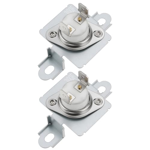 Create idea 2pcs Dryer Thermostat Thermal Fuse 40113801 Compatible with Whirlpool Compatible with Maytag