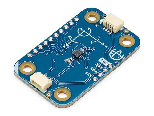 Arduino Modulino Movement [ABX00101] - 6-Axis IMU Motion Sensor for Tilt, Rolling and Nodding - Plug & Play Qwiic Compatible Module for Arduino Projects, MicroPython and Cloud Integration