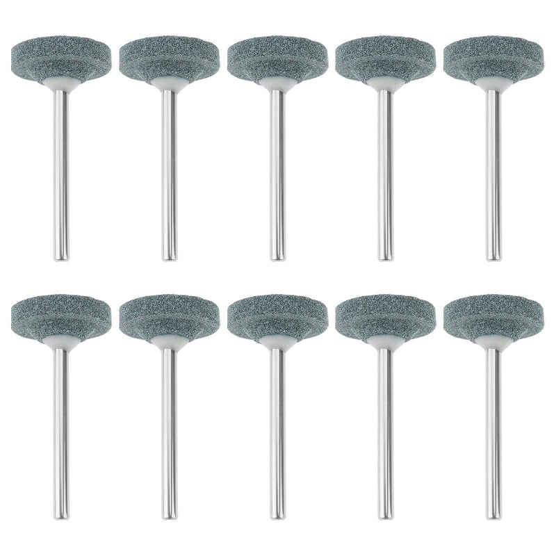 [Australia - AusPower] - Briny River Pack of 10 20 mm Silicon Carbide Whetstone Wheel 1/8 Shank Compatible with Dre-mel 
