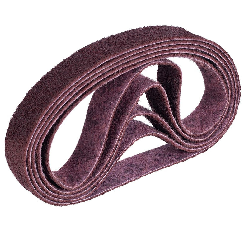 [Australia - AusPower] - 3 M S Cotch Brite Sanding Belt Fleece Belt Sander SC-BL 40 x 760 mm Pack of 5 Grit Range Grade: Medium, Colour: Red, Grit 120 