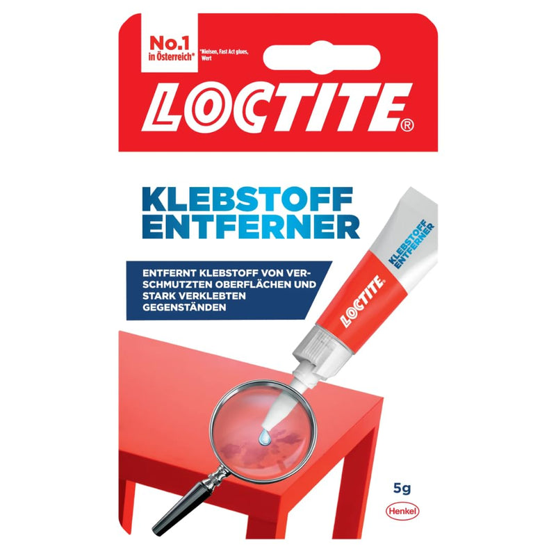 Loctite Glue Remover/Glue Remover 5g - Removes Superglue, Glue Residue & Residue - For Plastic, Metal, Glass & Ceramic