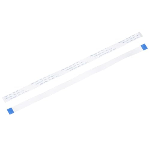 QUARKZMAN Flexible Ribbon Cable, 20 Pins 0.5 mm Pitch 250 mm FPC FFC Cable Flexible Flat Cable for LCD TV Car Audio DVD Player Audio Systems Computer Module, Pack of 10 (Type A) 250mm 20 pin