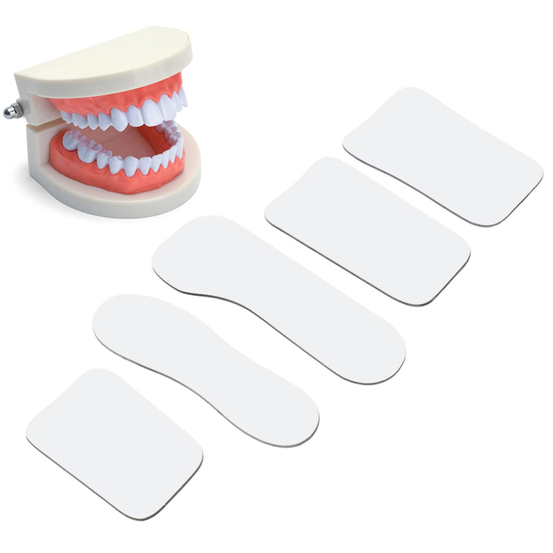 Pack of 5 dental mirrors, mouth mirrors, intraoral mirror, orthodontic glass for clinical dentists
