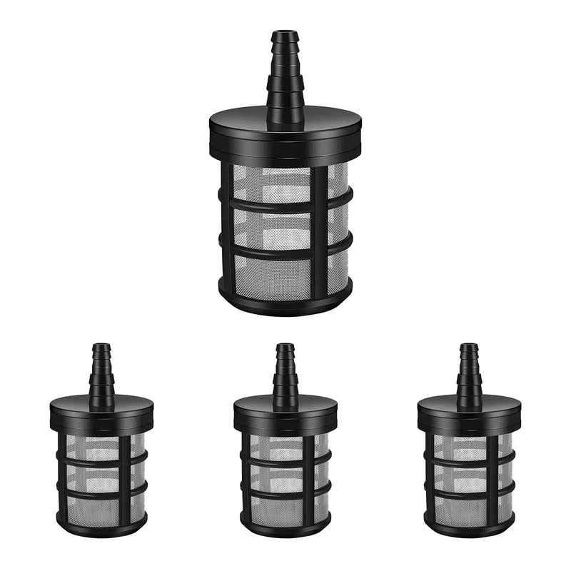 4 x pipe filters, 1/2 inch suction hose filter with double layer encryption screen, garden hose filter