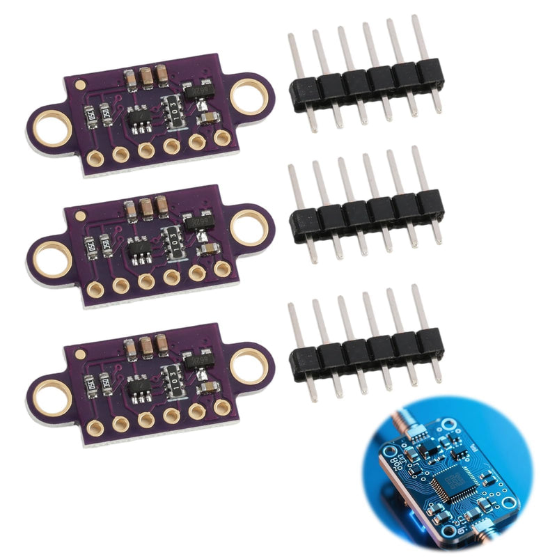 3 x VL53L0X Time of Flight Sensor 940nm Compatible, Includes for Quick Setup and Application Examples Sensor, for DIY Electronics Projects Distance Sensor