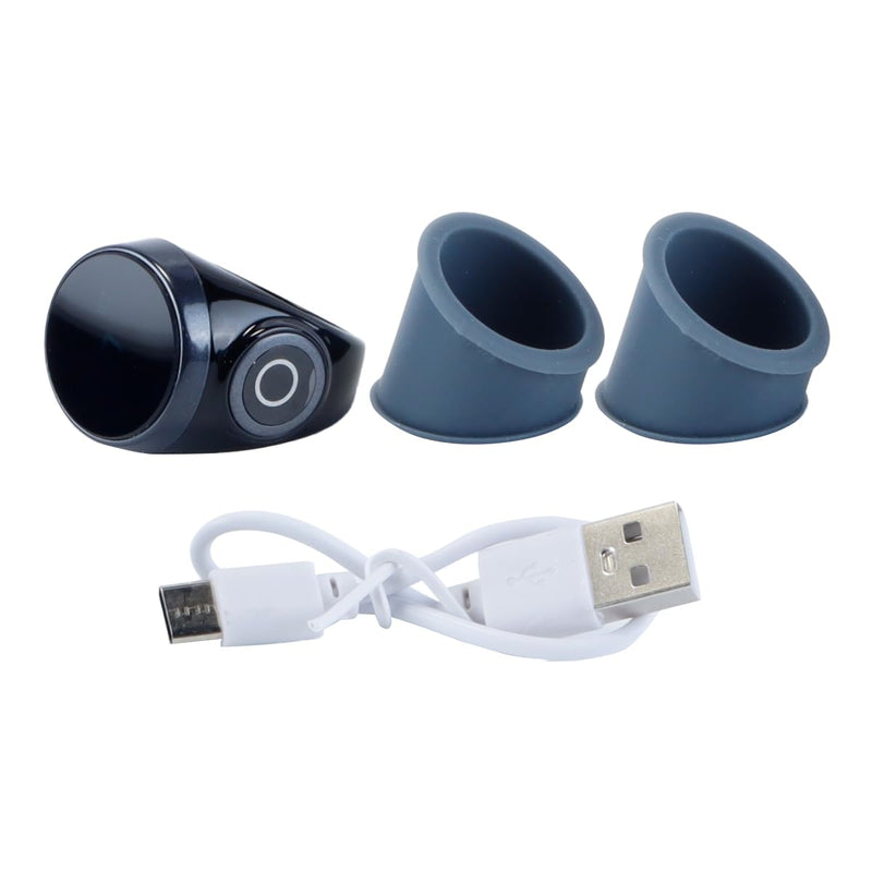 Counter Ring, 4 Digit Hand Clicker Pitch Counter, Digital Tasbeeh Prayer Counting Tool for Meditation, Relaxation, Active Fingers