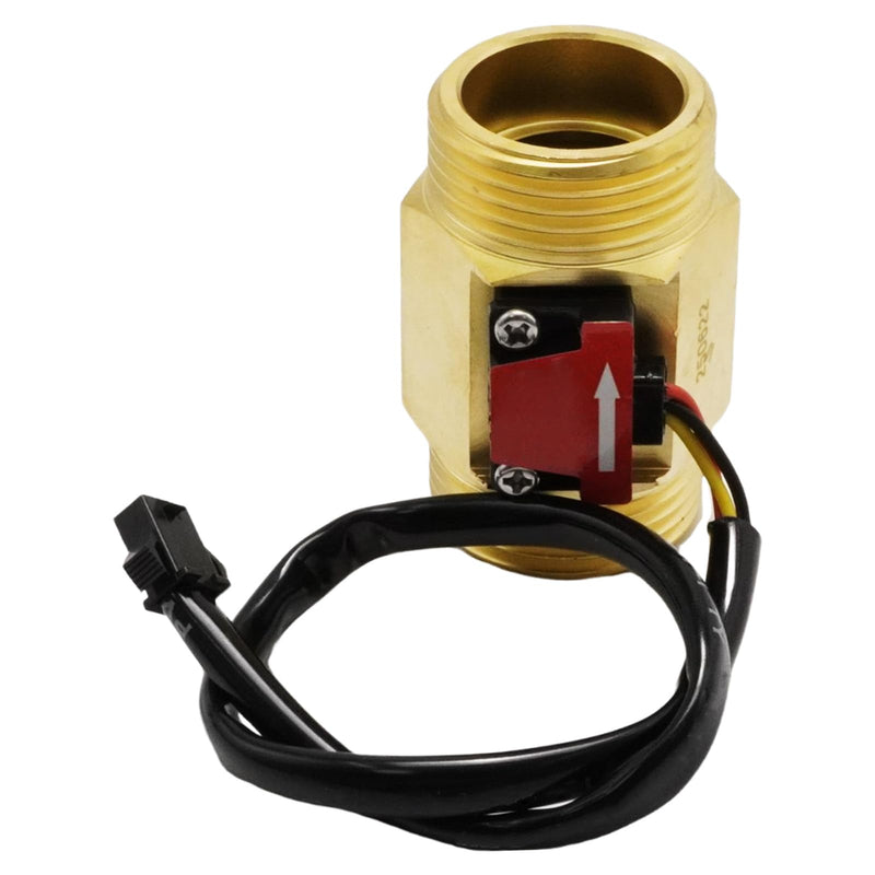 Hoypeyfiy 1 inch (1.3 inch) water flow sensor, stable hall flow meter for water heaters, water machines and industrial applications