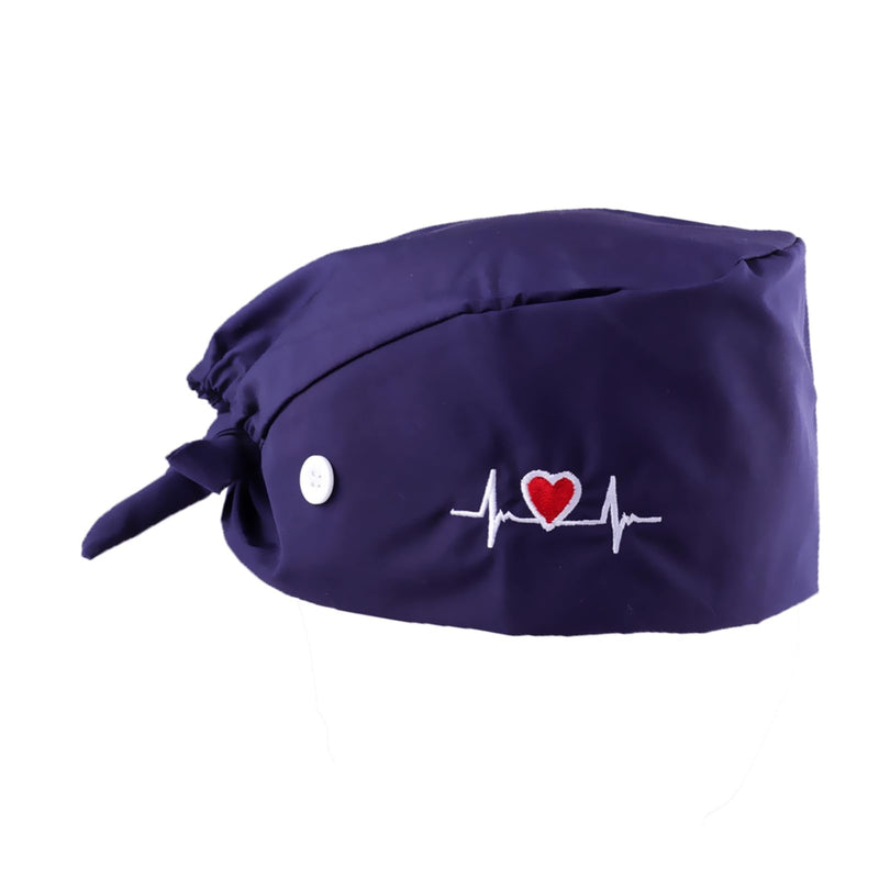 [Australia - AusPower] - Surgical Hood Fabric for Men and Women, Universal Size, Breathable and Quick Drying, Protective Cover for Doctors, Nurses, Surgical Staff and Laboratory, Surgical Caps, Fabric with Adjustable Strap 