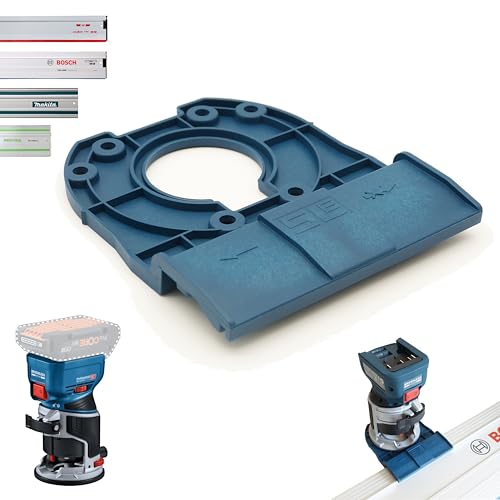 Professional Guide Rail Adapter for Bosch GKF 18V-8 for Makita/Bosch/Festool/Mafell Guide Rail Router Edge Milling Adapter