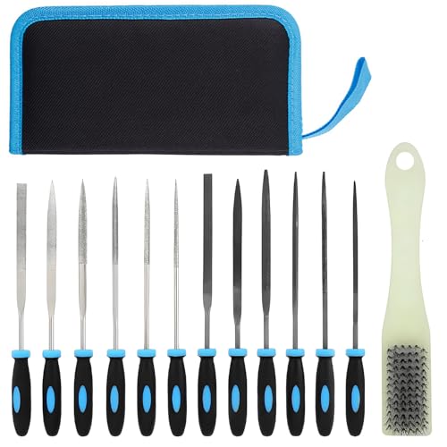 High-Quality Professional File Set Metal 13-Piece Needle Files for Wood | For wood, metal, plastic, jewelry, workshop, DIY, files, tool set