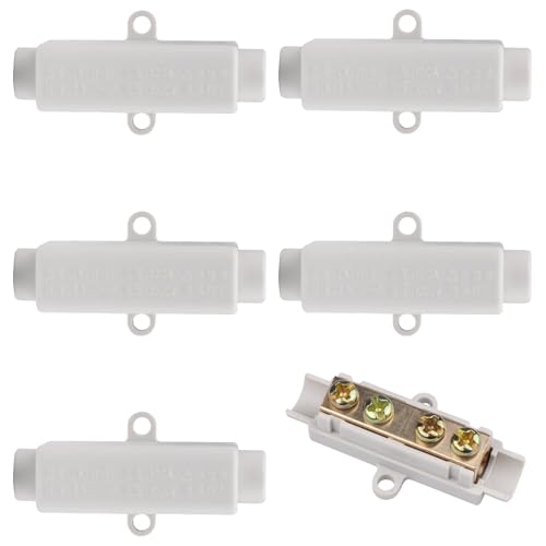 Cable Connector Terminal Strip for 2.5 to 16 mm², Feed-Through Connector, Wago 10 Mm², Butt Connector 6 Mm² Conductor Terminals, Main Cable Branch Terminals, Potential Equalization Rail