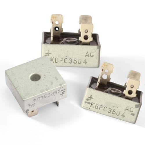 3pcs KBPC3504 Interfaces 400V 35A Single Phase Diode Bridge Rectifier