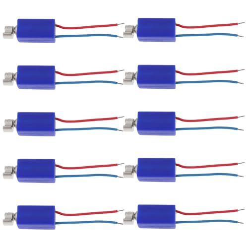 SG Store 10pcs 4x11mm 3V Micro Vibration Motor Suitable for Small Electronic Devices, Portable Devices, Communication Devices