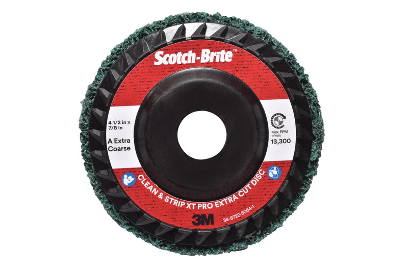 Scotch-Brite XT-RD Pro Extra Cut 125mm x 22mm A XCRS Rough Cleaning Disc | A XCRS 1 125mm x 22mm