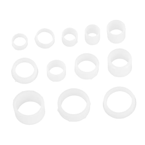 Pack of 12 Sanding Discs Reducing Sleeves Plastic Adapter for Sanding Discs Compatible with Bench Grinding Machines Versatile Use for Stone Processing