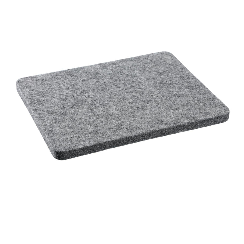 Felt Pad for Needle Felting, Wool Needle Grey Sponge Felt Mat, 24.5 x 20.5 x 1.3 cm Thick Needle Felting Fixed Base Needle Craft Press Mat for Wool Ironing Pad Precision Projects