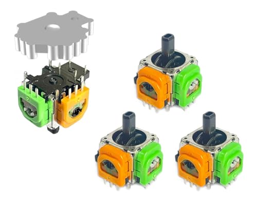 ElecGear 4x TMR Joystick and Desoldering Heating Plate Replacement for PS4 Controller, TMR Hall Control Stick and Solder Brads Repair Tools - (TMR-DS4FU) PS4 and others