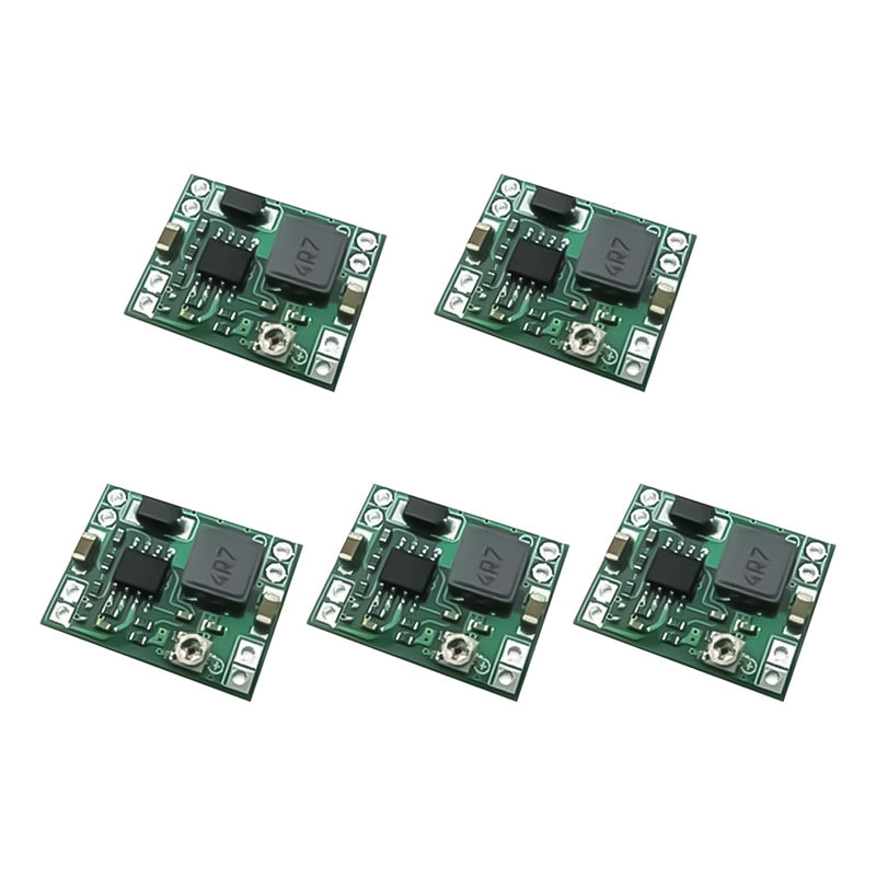 5pcs MP1584EN Buck Converter, DC-DC Buck Converters 4.5-28V to 0.8-20V Adjustable Converter, Mini Step Down Converter Module, 24V to 12V 9V 5V 3V, Compact DC Converter for Electronics, Arduino, Car